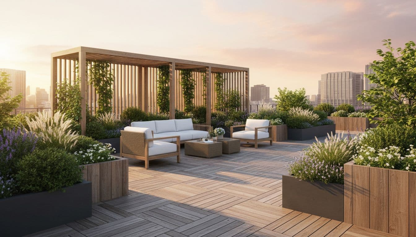 Terrace Garden Design – AI garden design from photo