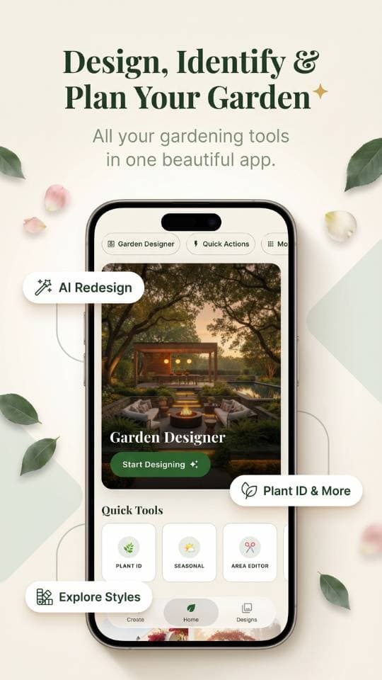 FlorAI AI Plant Health suggestions inside the AI Garden Design app